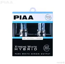 PIAA H13/9008 Xtreme White Hybrid Replacement Bulb; 12V; 60/55W; 3900K; Twin Pack;
