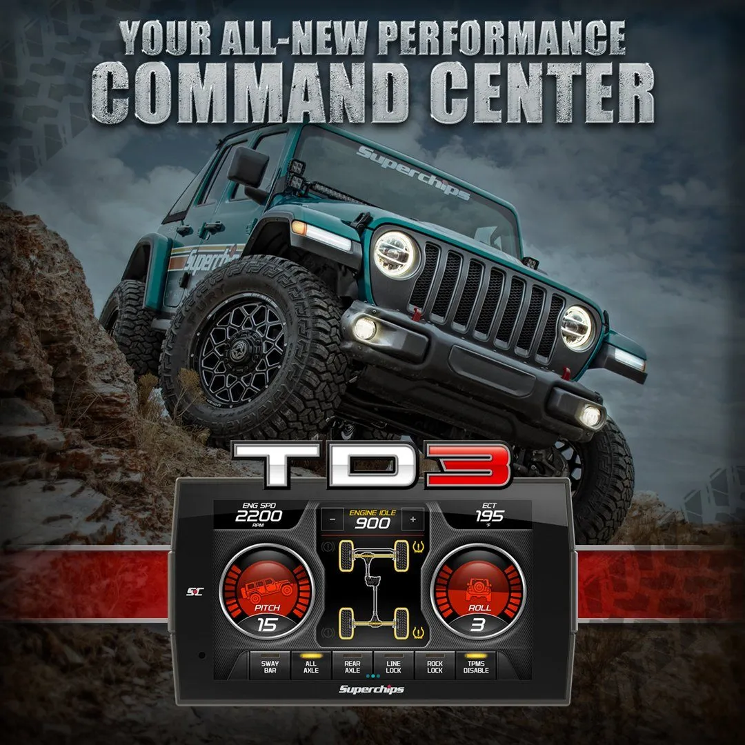 Superchips TrailDash 3 In-Cab Controller - 2018-24 JL product image