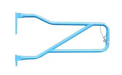 Steinjager Doors 2018 to Present Trail, Tubular Style Front Doors Playboy Blue