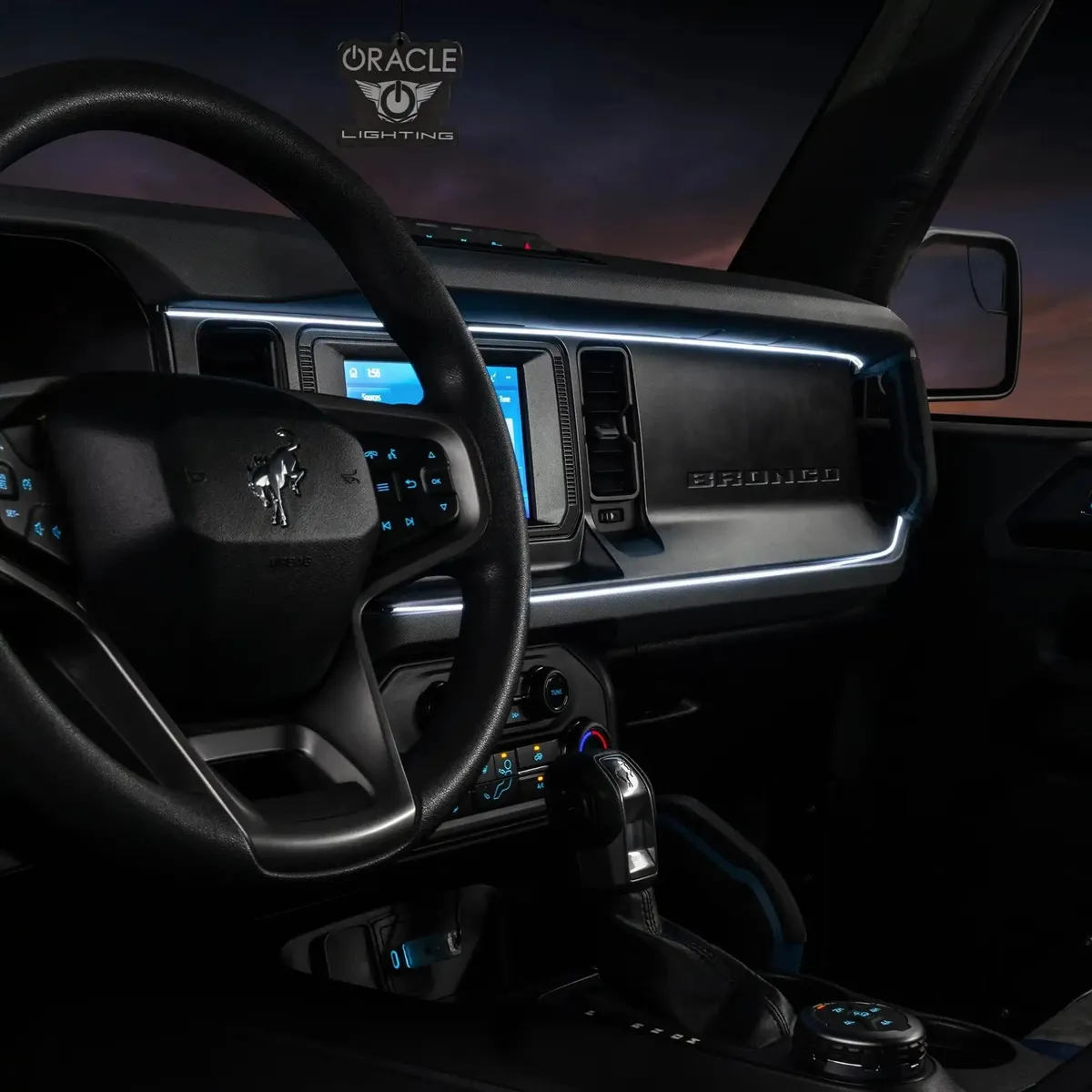 2021-2025 Ford Bronco Dynamic ColorSHIFT LED Dash Kit - USB Plug & Play Interior Lighting product image