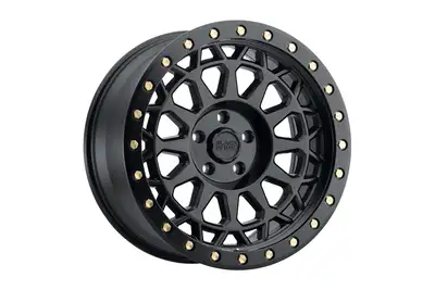 Black Rhino Wheels Black Rhino Primm Wheel, 17x9 5x5 - Matte Black w/ Brass Bolts - JT/JL/JK