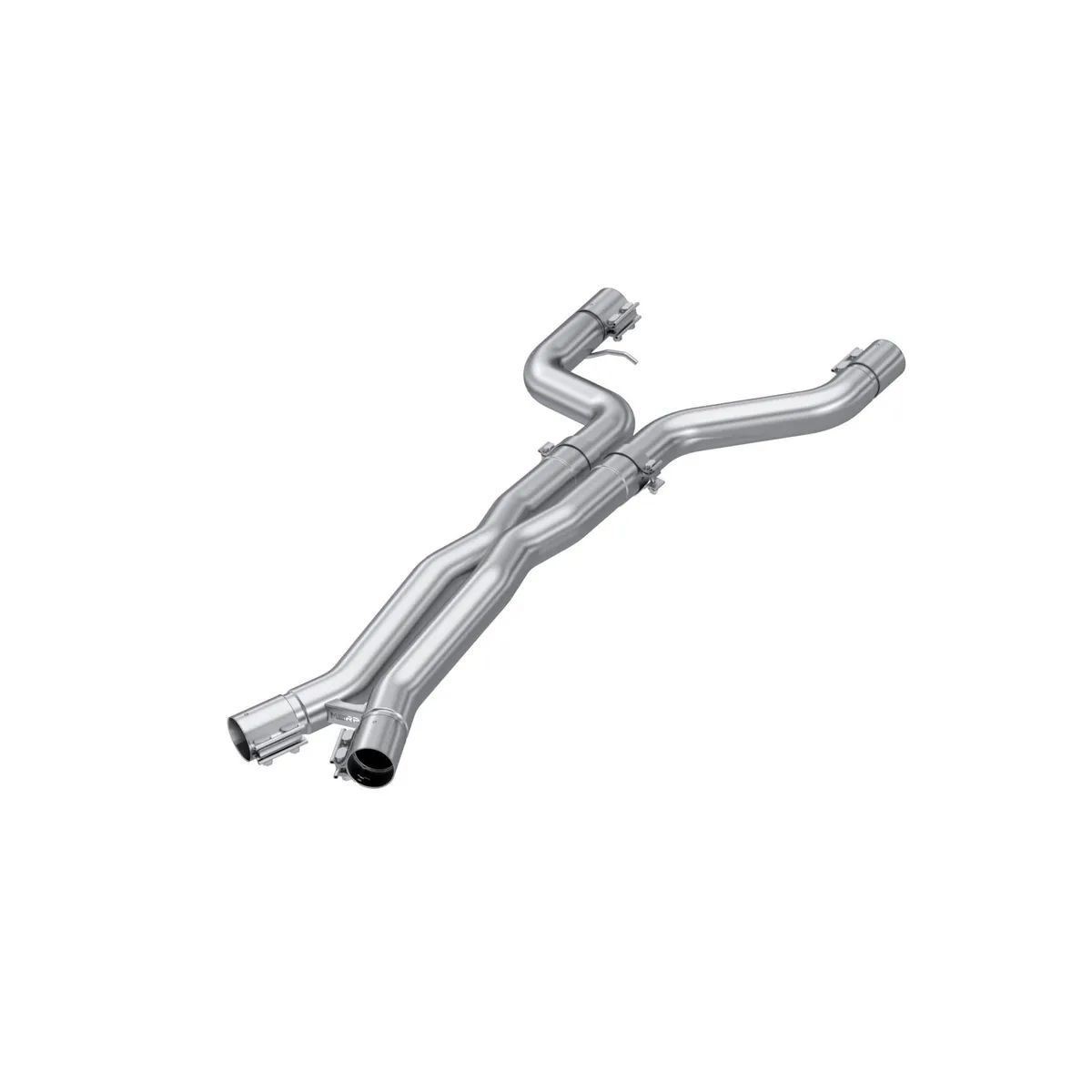 Armor Pro Resonator Bypass; 3 in.; Incl. Front Pipe Assembly/X-Pipe Assembly/Hardware; T304 Stainless Steel; product image