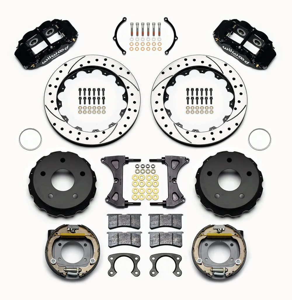 Wilwood FNSL4R Rear P-Brk Kit 12.88in Red Small Ford 2.36in Off Bronco 5 x 5.50 product image