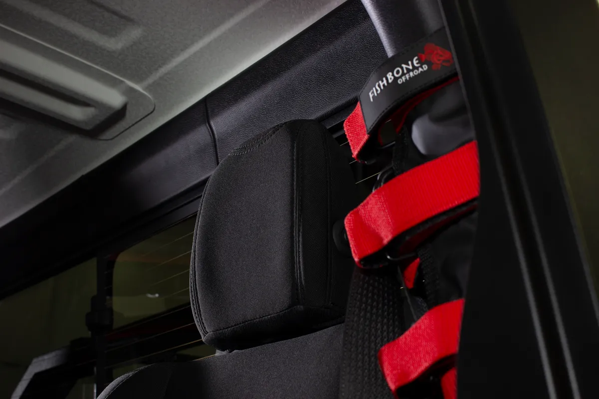 Fire Extinguisher Holder for Padded Roll Bar Red Fishbone Offroad product image