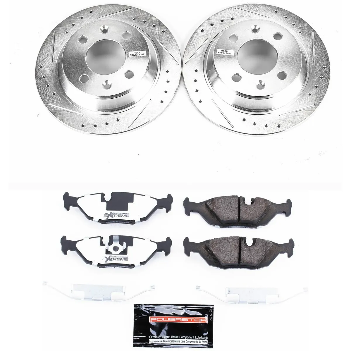 Z26 Street Warrior Upgrade Kit: Drilled/Slotted Rotors; Carbon-Fiber Ceramic Pads W/Hardware product image