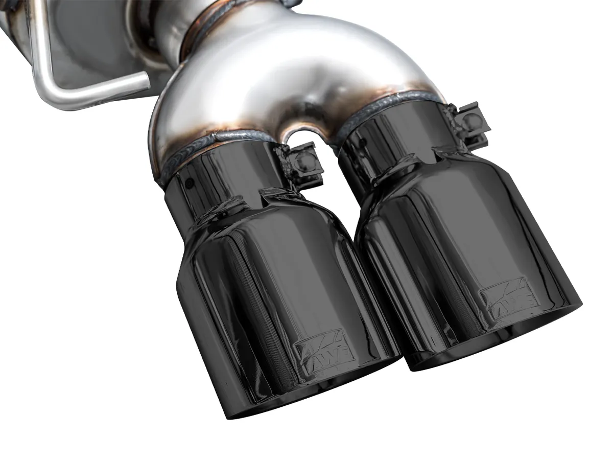 AWE Track Edition Exhaust for Audi C8 S6/S7 - Diamond Black Tips product image