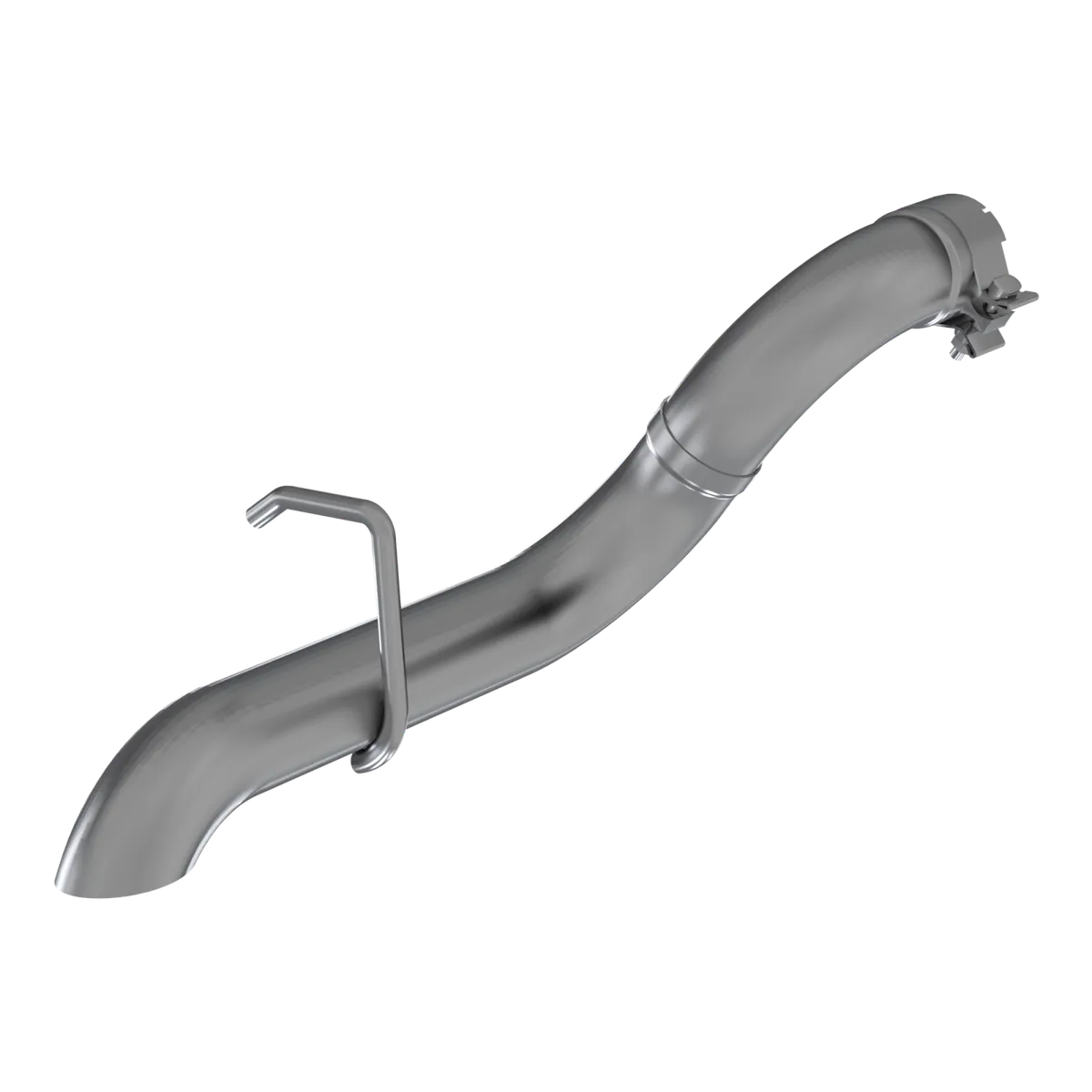 Armor Plus Axle Back Exhaust System; 2.5 in.; High Clearance; Single Rear Exit; 4 in. Outlet Diameter Tip; T409 Stainless Steel; product image