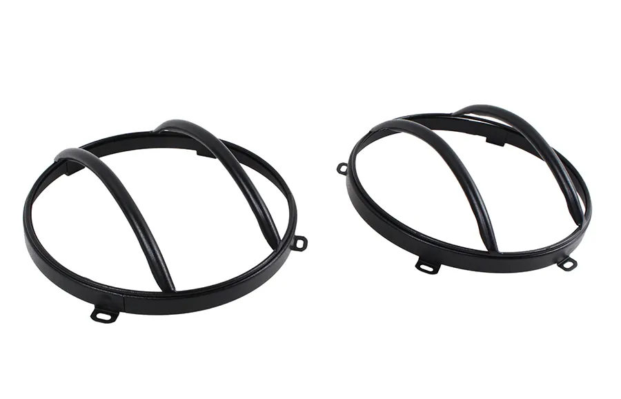 Jeep JK Headlight and Marker Cover Set 6 Pieces 07-18 Wrangler JK Textured Black Kentrol product image