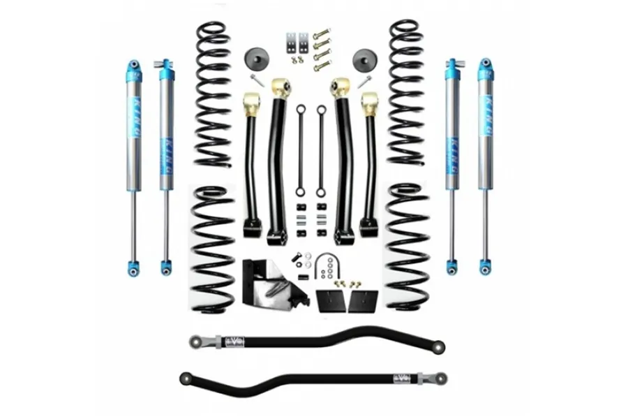 EVO Manufacturing EVO Manufacturing 3.5in Enforcer PLUS Stage 3 Lift Kit w/ King 2.0 Shocks - JL 4Dr