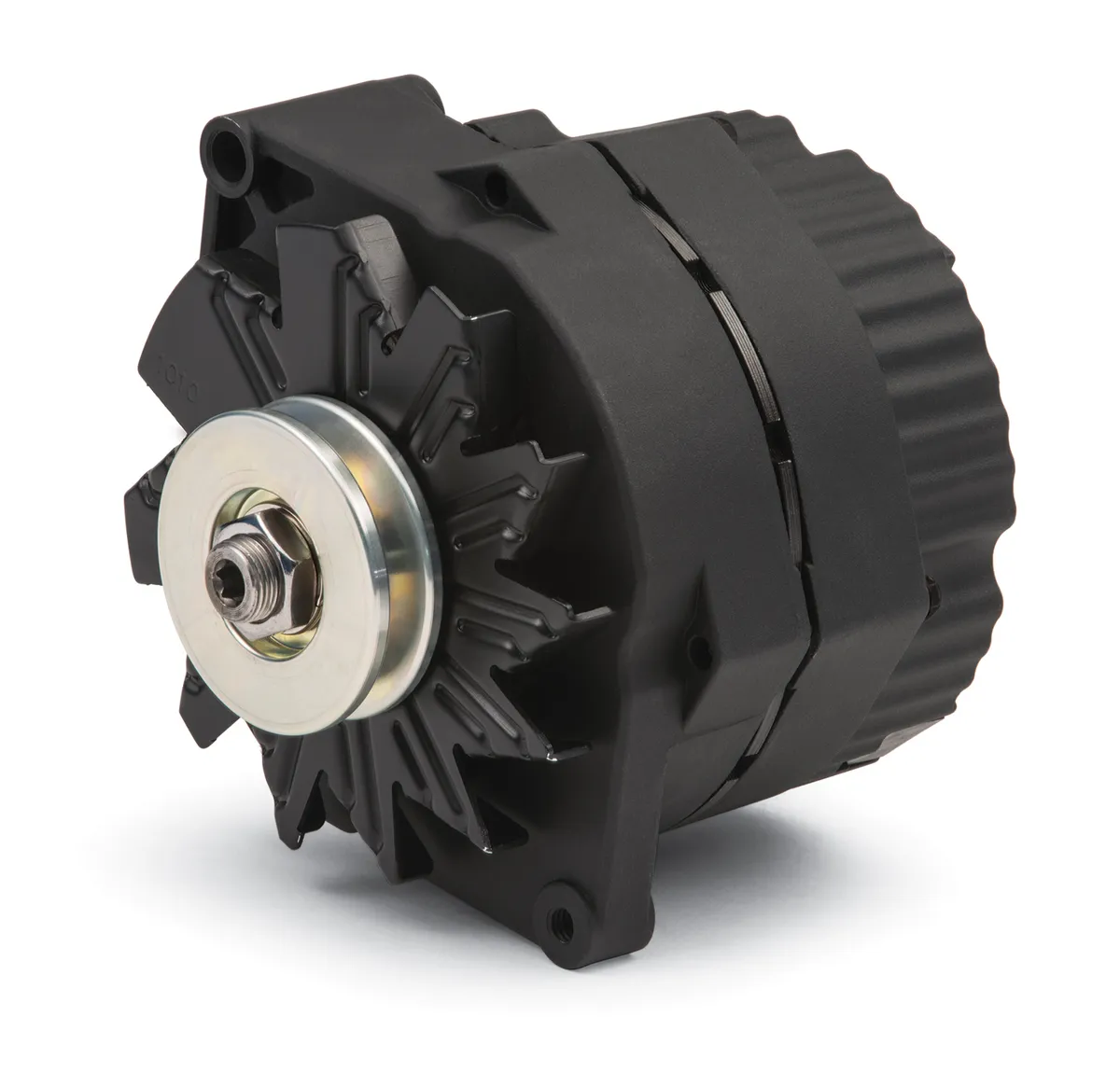 Alternator 120 AMP GM 1-Wire Style V-Belt Pulley Black Crinkle Proform product image
