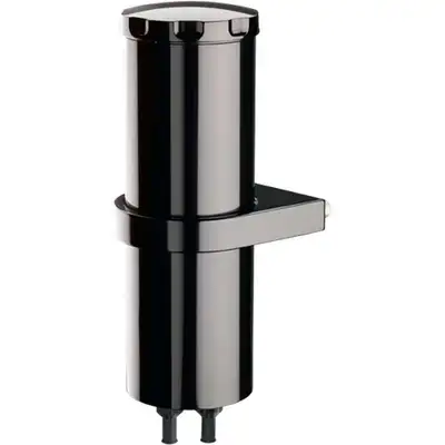 Billet Specialties Overflow Tank 8.75in Smooth w/Bracket Black