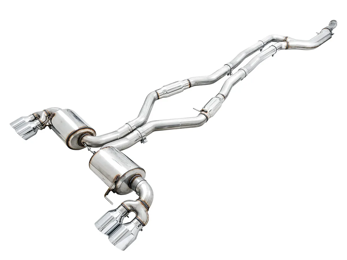 AWE Track Edition Exhaust for G2X M340i / M440i - Diamond Black Tips product image