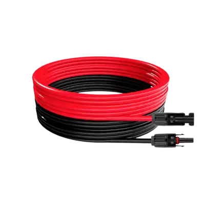 Battle Born Batteries 25ft Extension Cable 10awg Red/Black With Mc4 Connectors