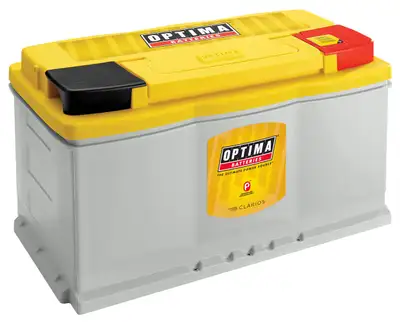 OPTIMA YellowTop® Deep Cycle Battery; Group DH7; Length 12.44 in.; Width 6.88 in.; Height 7.5 in.; Cold Crank Amps 880; Voltage 12;