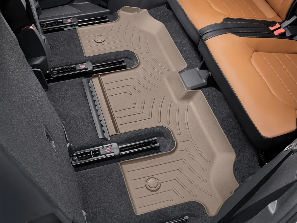 Tan Rear FloorLiner for 2018 + Volkswagen Atlas Fits vehicles with 2nd row bucket seats product image