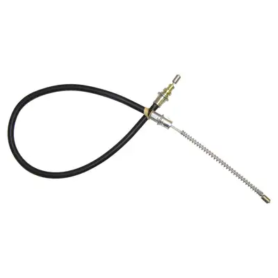 Crown Automotive Jeep Replacement Crown Automotive Jeep Replacement J3233903 Left Rear Parking Brake Cable for 1978-1980 Jeep CJ-5, CJ-7 w/ 10 Brakes