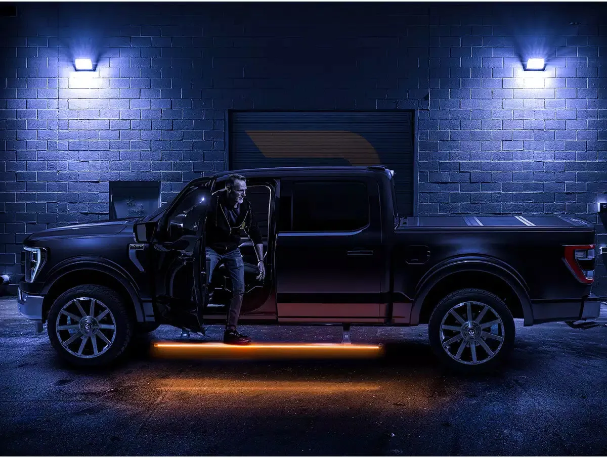 Amp Research 2020 2021 Ford F-250 Super Duty Black Powerstep Vision 96236-01a product image