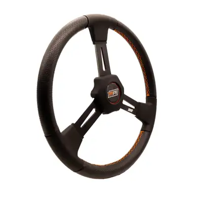 MPI Steering Wheel Dirt 15in Diameter Flat Std Grip