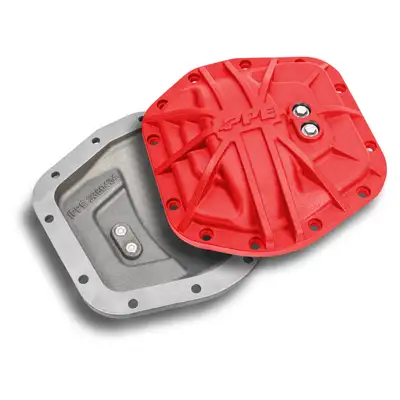 Pacific Performance Engineering 2018-2023 Jeep JL Sport Dana-M186 Heavy-Duty Nodular Iron Front Differential Cover Red