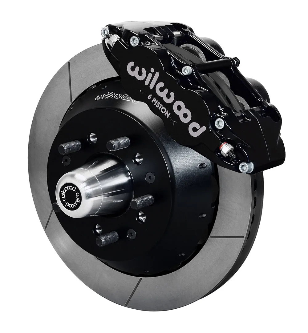 1957 - 1968 Edsel, Ford, Mercury Forged Narrow Superlite 6R Big Brake Front Brake Kit (Hub) - 140-13655 product image