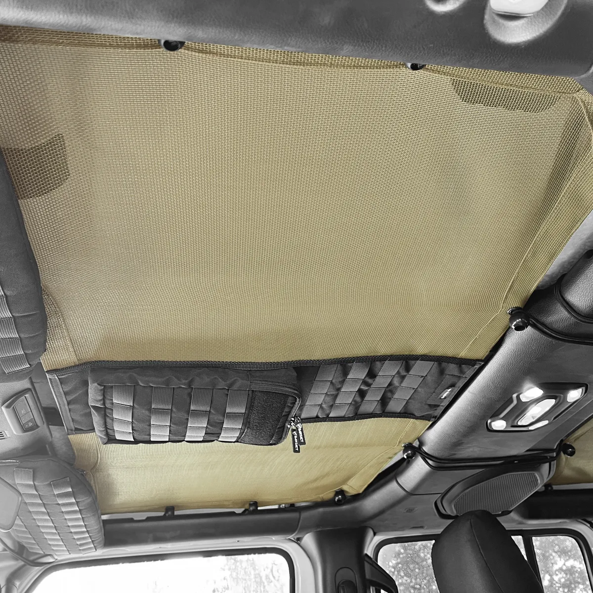 Full 2 Piece Tactical Sun Shade for Jeep Gladiator Top 2019+ w/ optional MOLLE Storage | Pat Pending | Bartact product image