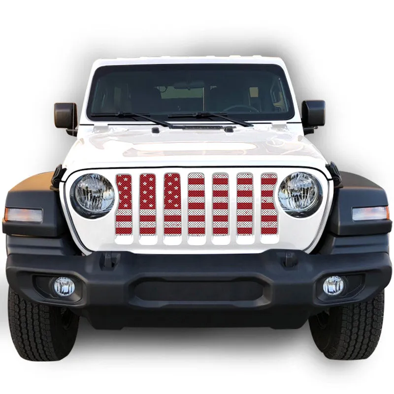 Reds Collection American Flag Grille Inserts product image