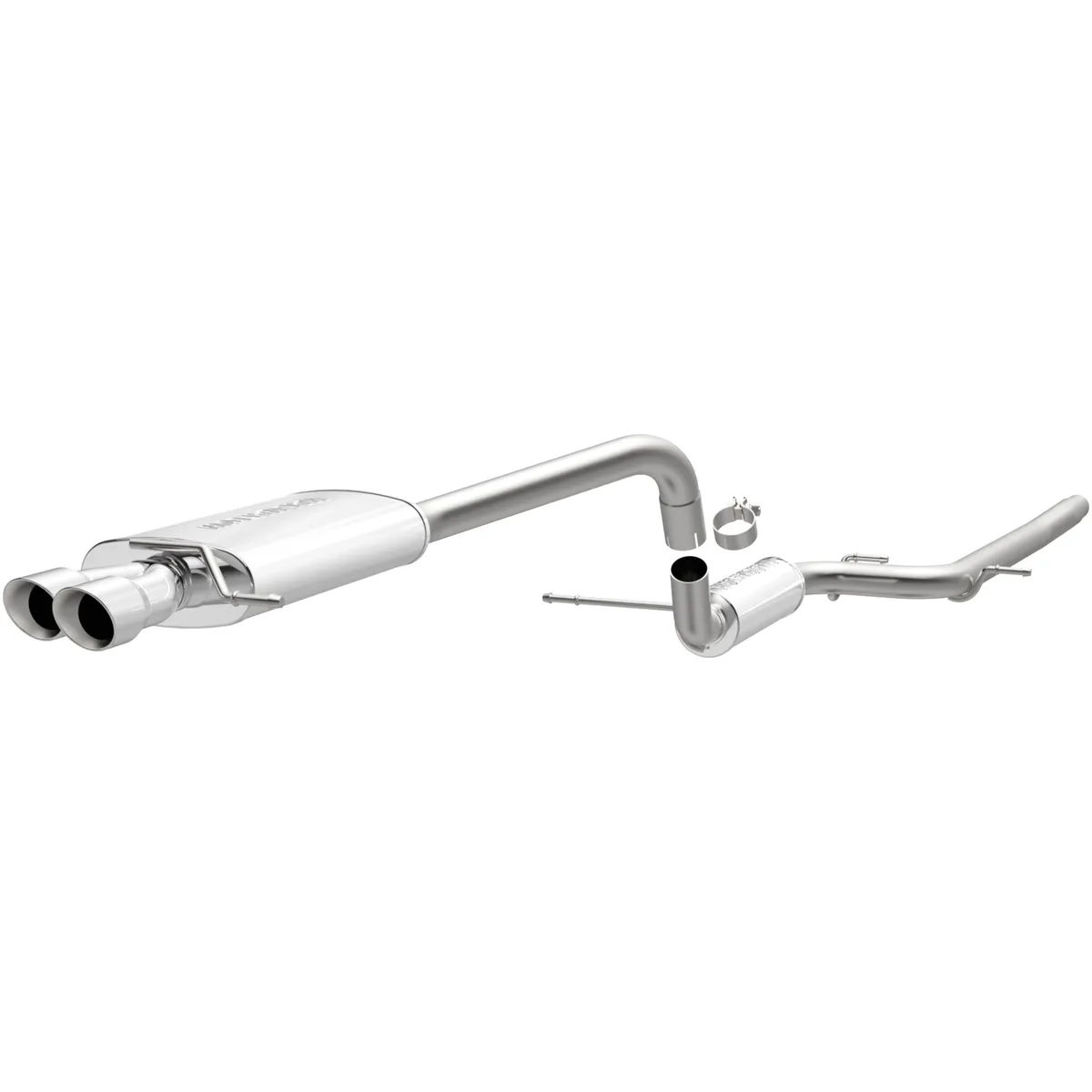MagnaFlow 2011-2014 Volkswagen Jetta S 2.0L Touring Series Cat-Back Performance Exhaust System 15486 product image