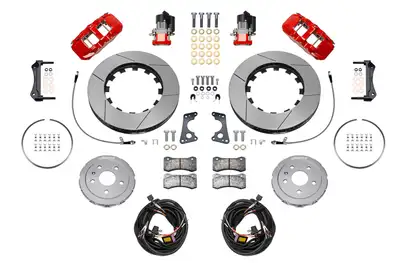 Wilwood Brakes Wilwood Kit Rear Aero4 c8 Vette 2020-Up Lug 140-17009-R