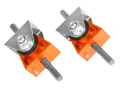 aFe Power aFe Control PFADT Series Engine Mount Set; Chevrolet Corvette (C5/C6) 97-13 Orange
