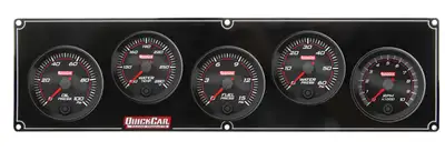Quickcar Racing Products Redline 4-1 Gauge Panel OP/WT/FP/WP w/2-5/8 Tach