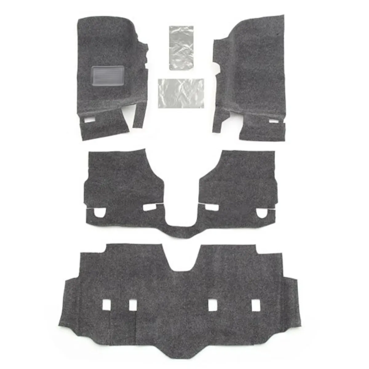 Husky Liners 0717 Wrangler JK Unlimited 4DR (Inc Heat Shields) Jeep Liner 4pc Front Grey