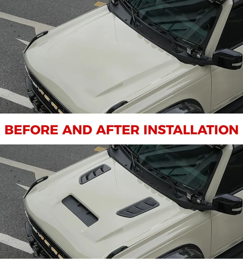 Unpainted Steel Vented Ford Bronco Hood product image