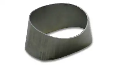 Vibrant Performance Turbo Discharge Transition Adapter Flange; 1.5MM Thickness; For GT25/GT28; 304 Stainless Steel; Oval To Round;