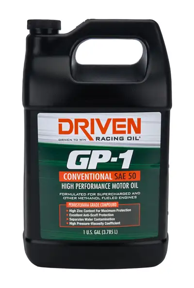 Driven Racing Oil GP-1 Conventional Oil SAE 50w 1 Gallon
