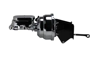 Leed Brakes LEED Brakes 8 inch dual power booster, 1 inch bore master (Chrome)