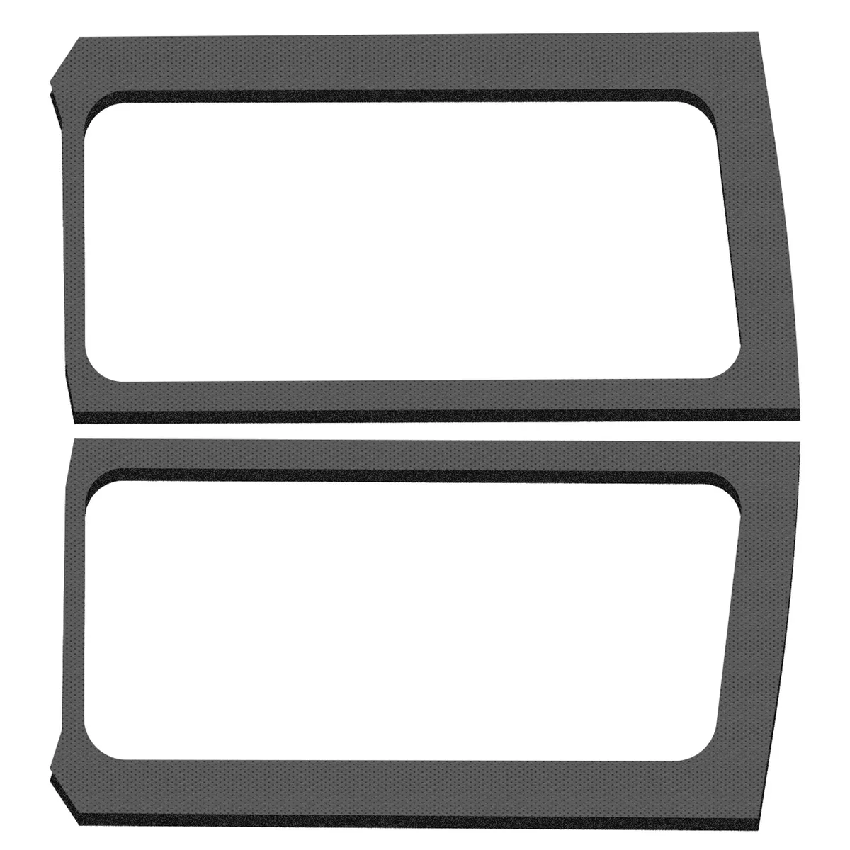 DEI 50271 Wrangler JL 2-Door Gray Leather Look Rear Side Window Only 050271 product image