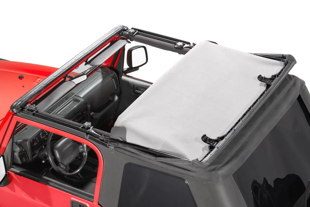 Jeep TJ Fast Back Fabric Replacement Top No Doorskins Tinted Glass 97-06 Jeep Wrangler Spice Diamond MasterTop product image