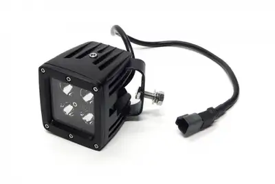 Southern Truck 3.0 X 3.0 Inch 16W Square LED Light Spot 1,440 Lumens Each Black Series Southern Truck Lifts