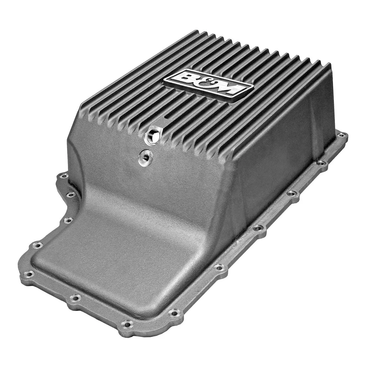 '11-21 Ford F250/F350 B&M HI-TEK Deep Transmission Pan - Natural product image