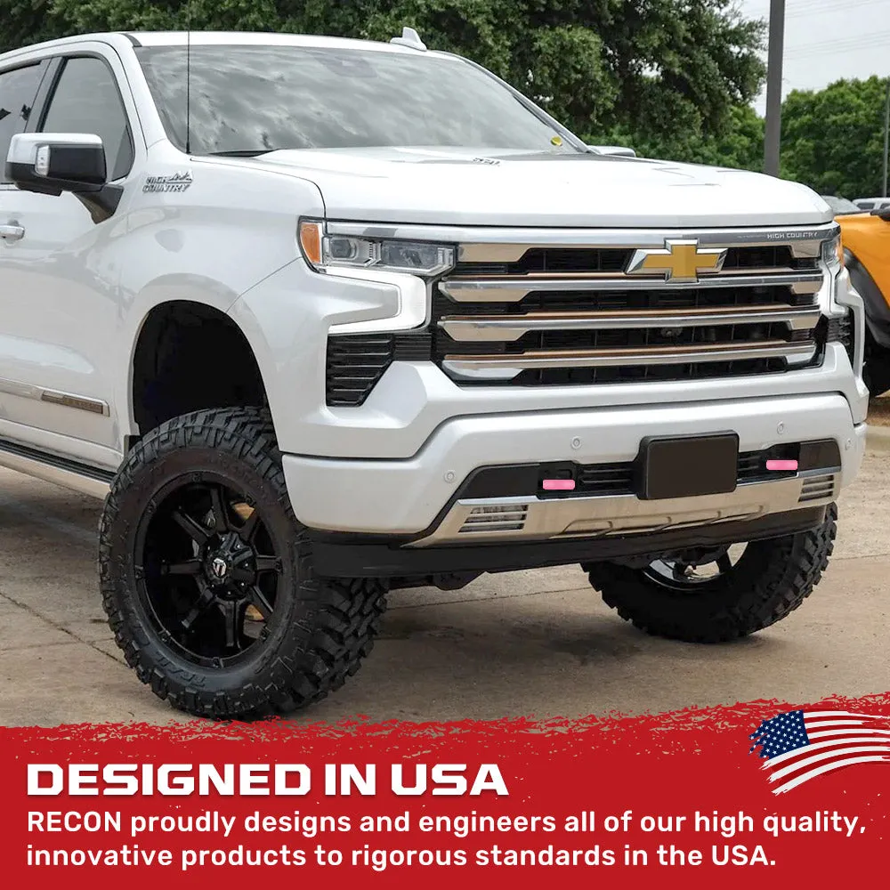 Chevy 20-25 Silverado 2500/3500 Tow Hook Covers 2-Piece Set of Silicone Covers Standard & LED Options - Multiple Colors product image