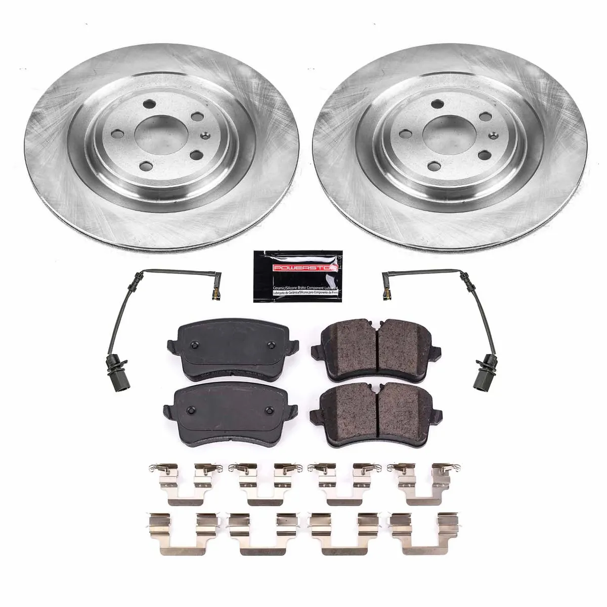 Z17 Direct Replacement Kit: Rotors; Ceramic Pads W/Hardware; Pad Sensors product image