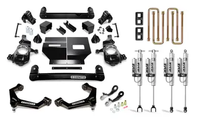 Cognito Motorsports Truck Cognito 4-Inch Performance Lift Kit with Fox PS 2.0 IFP Shocks for 20-21 Silverado Sierra 2500 3500 2WD 4WD