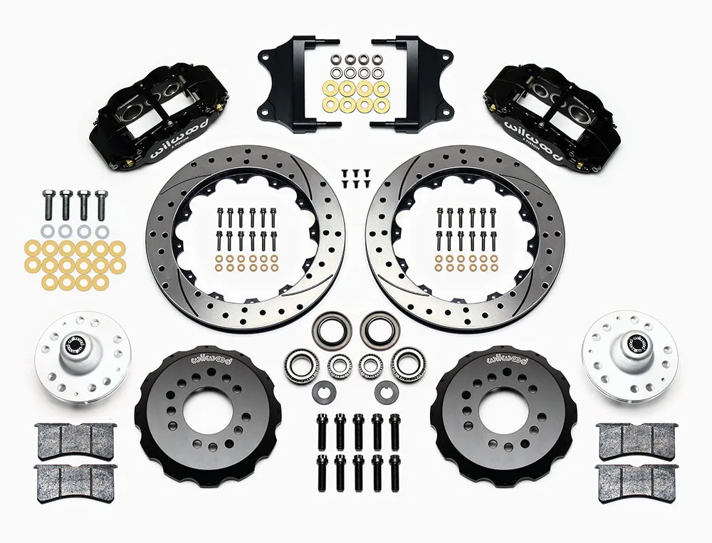1955 - 1957 Chevrolet Forged Narrow Superlite 6R Big Brake Front Brake Kit (Hub) - 140-12307 product image