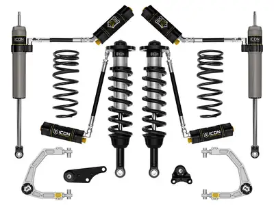 ICON Vehicle Dynamics ICON 2024-2025 Toyota Tacoma 1.25-3" Lift, Stage 5 Suspension System, Billet, Overland Rear Springs