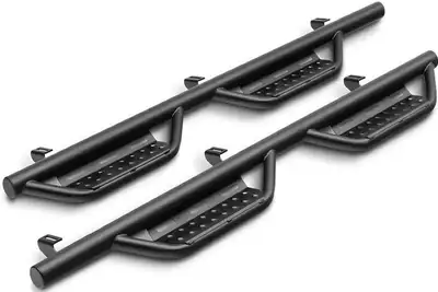 N-Fab 0718 Wrangler JK Unlimited Nerf Step Rs Black