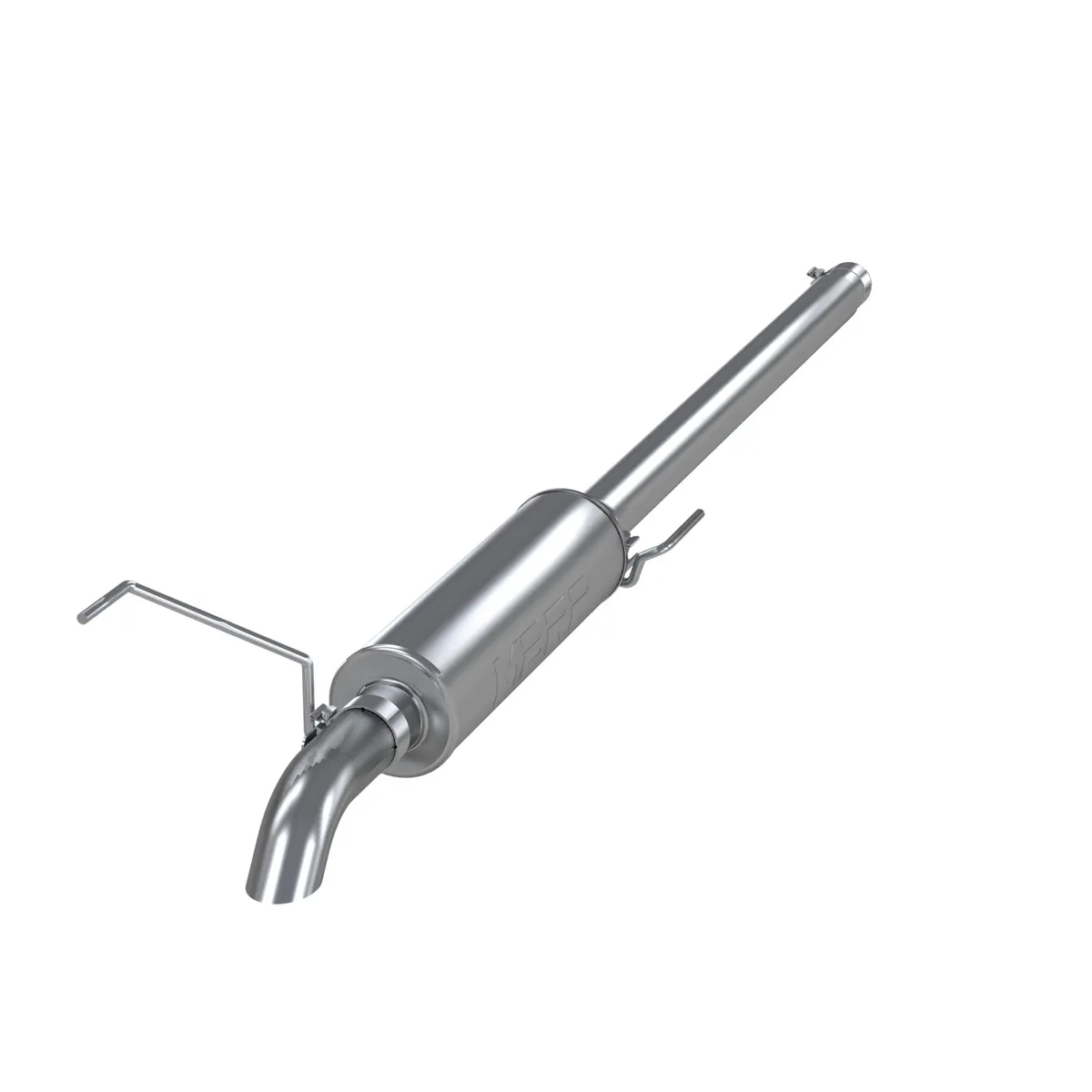 Armor Lite Cat Back Exhaust System; 3 in.; Incl. Extension Pipe/Muffler/Hardware/3 in. Tip; Single Side ; 3 in. Turn Down Assembly Exit; Aluminized; product image