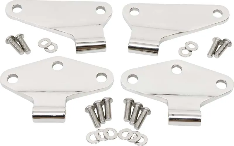 Jeep JK Body Door Hinge Set 4 Pieces 2 Door 07-18 Wrangler JK Polished Silver Kentrol product image