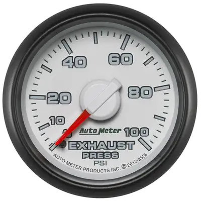 AutoMeter Gauge, Exhaust Press., 2 1/16", 100psi, Mechanical, Ram Gen 3 Factory Match