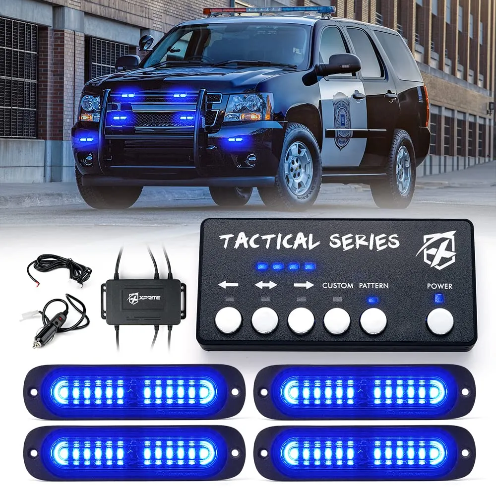 Grille and Surface Mount Light - Set of 4 | Tactical 12 Series product image