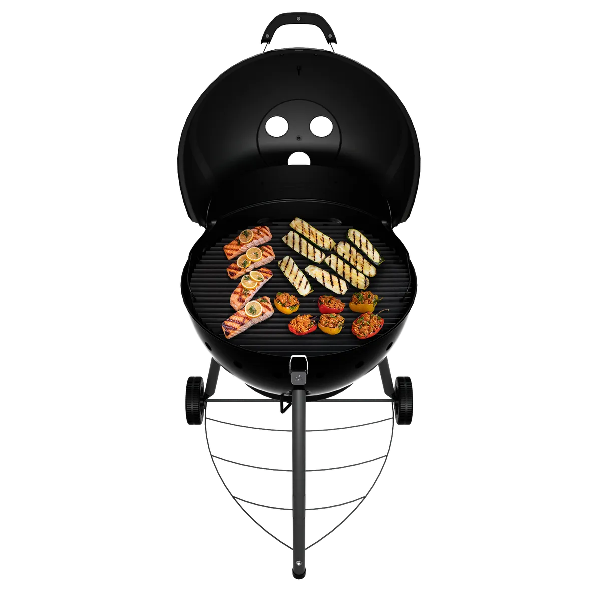 Kettleman® TRU-Infrared™ Charcoal Grill Black product image
